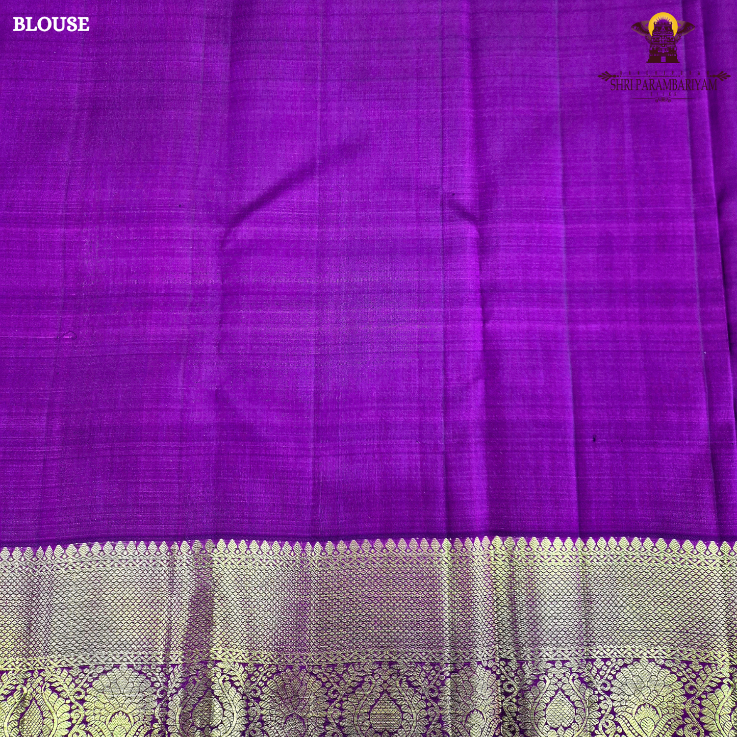 A elegant Magenta Purple / Dark Rani Pink with a rich silk sheen Saree