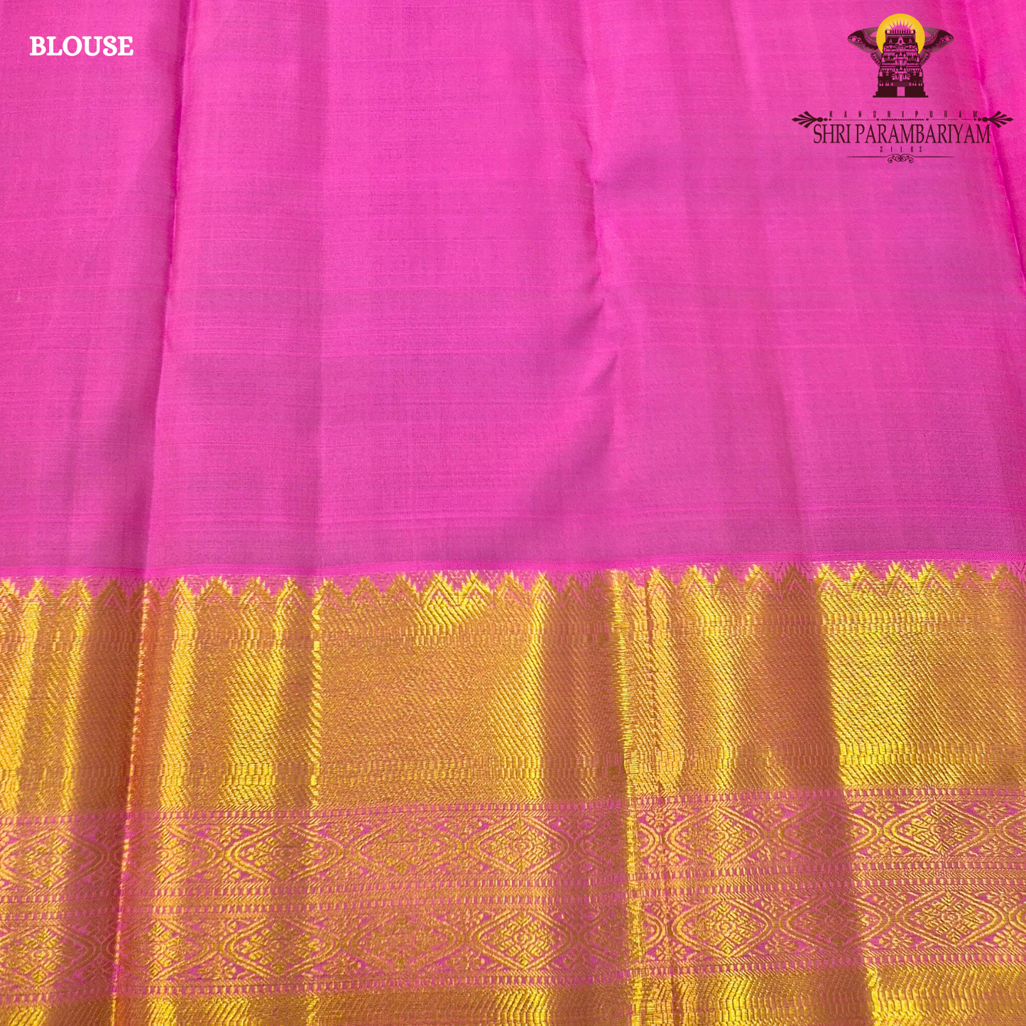 Elegant Deep Maroon body with a rich Pink border and pallu Saree