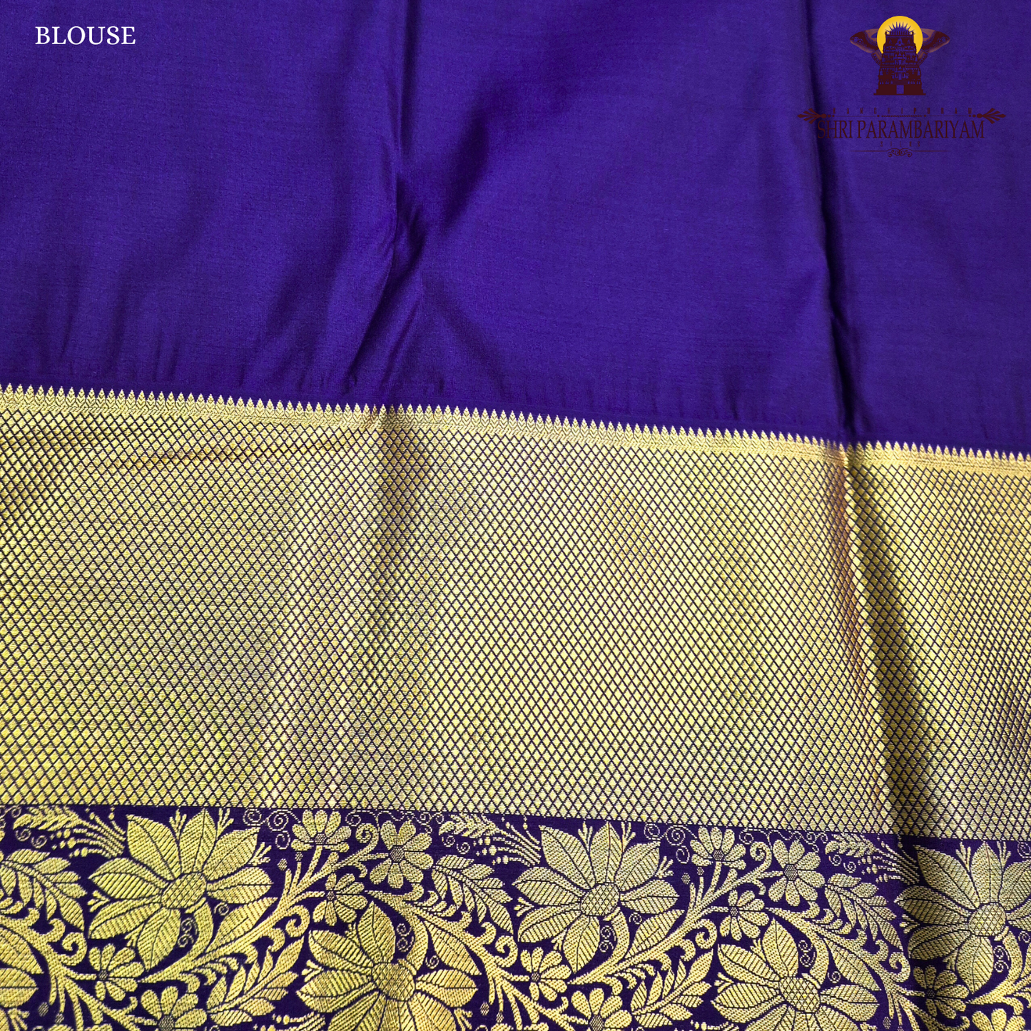 Bright peacock blue Saree