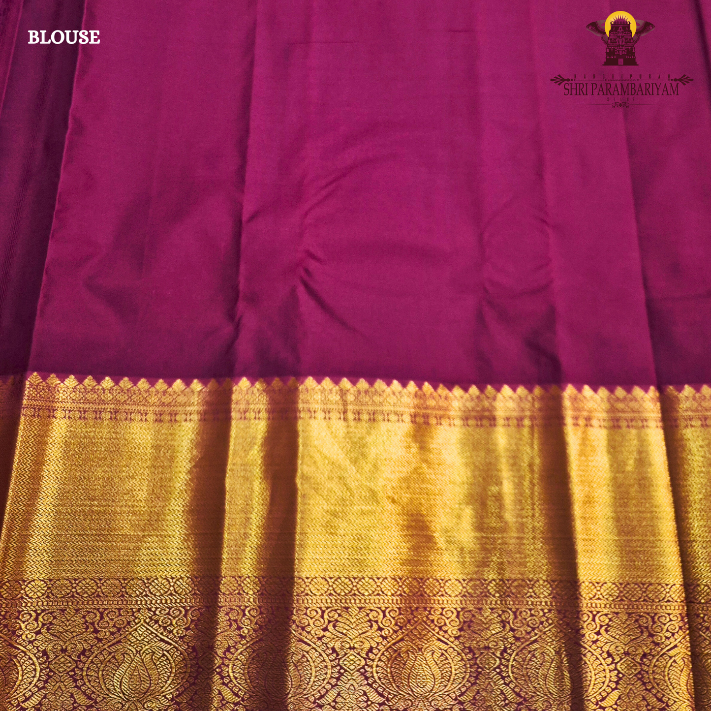 Rich burnt orange / rust orange Saree