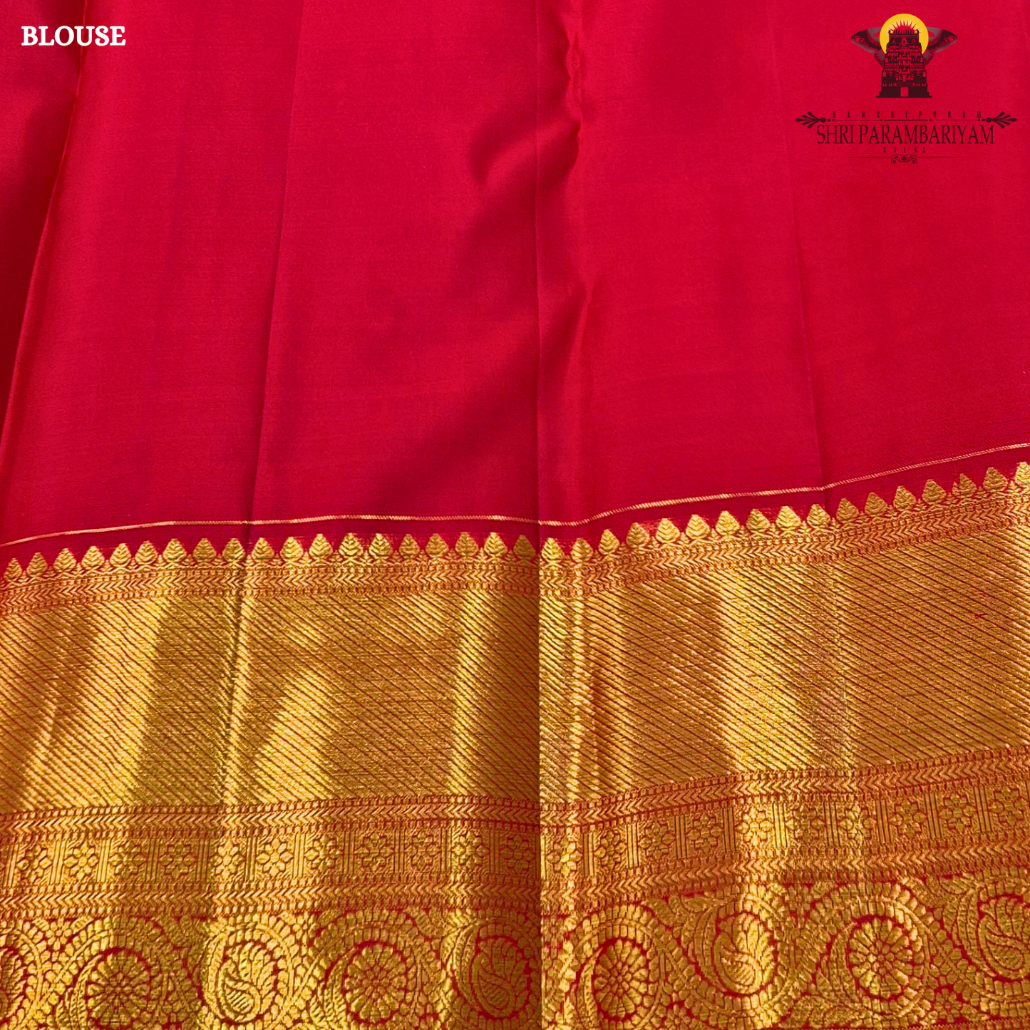 Classic half white (ivory/off-white) body with Bright contrast red border Saree