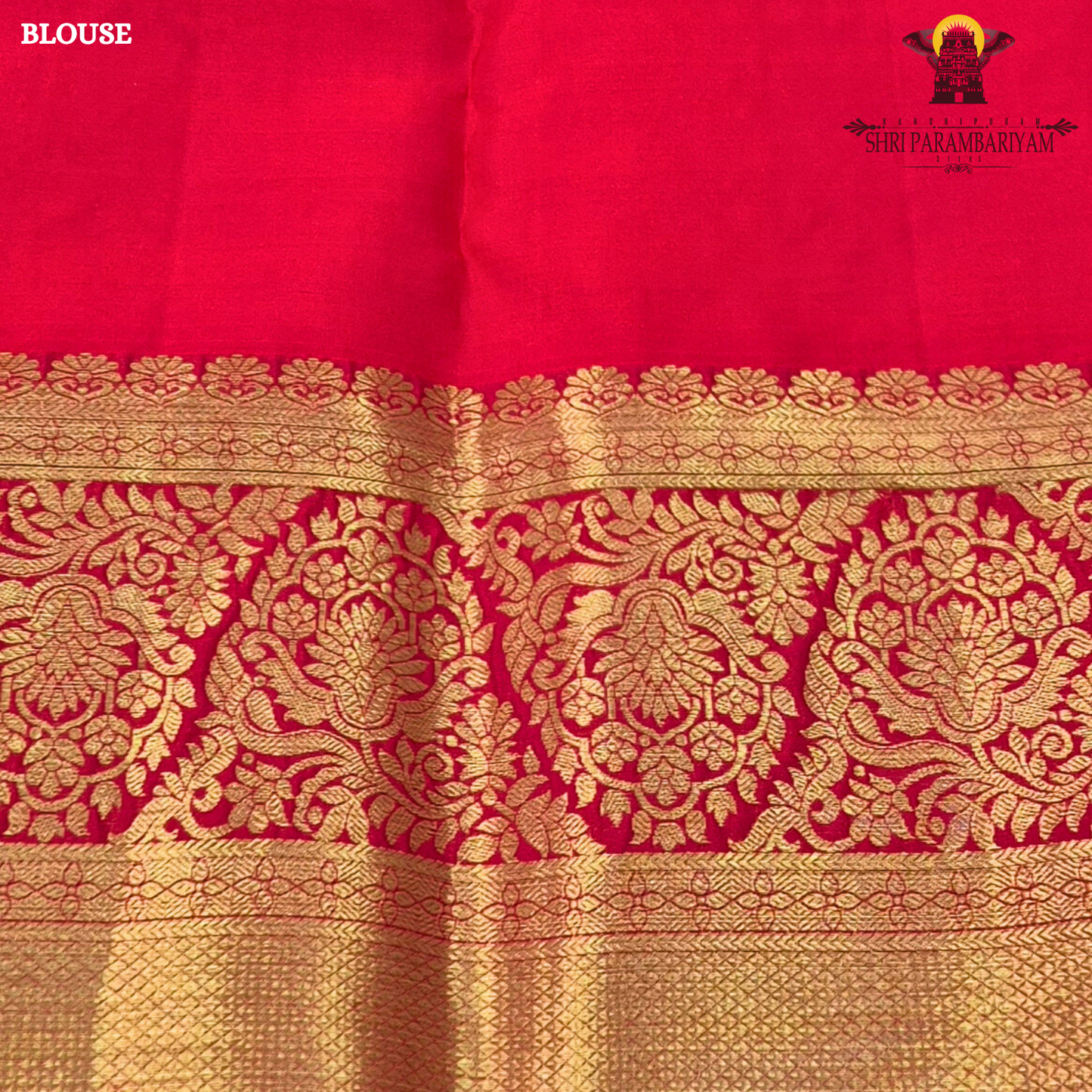 Soft cream/ivory body paired with a striking deep red border Saree