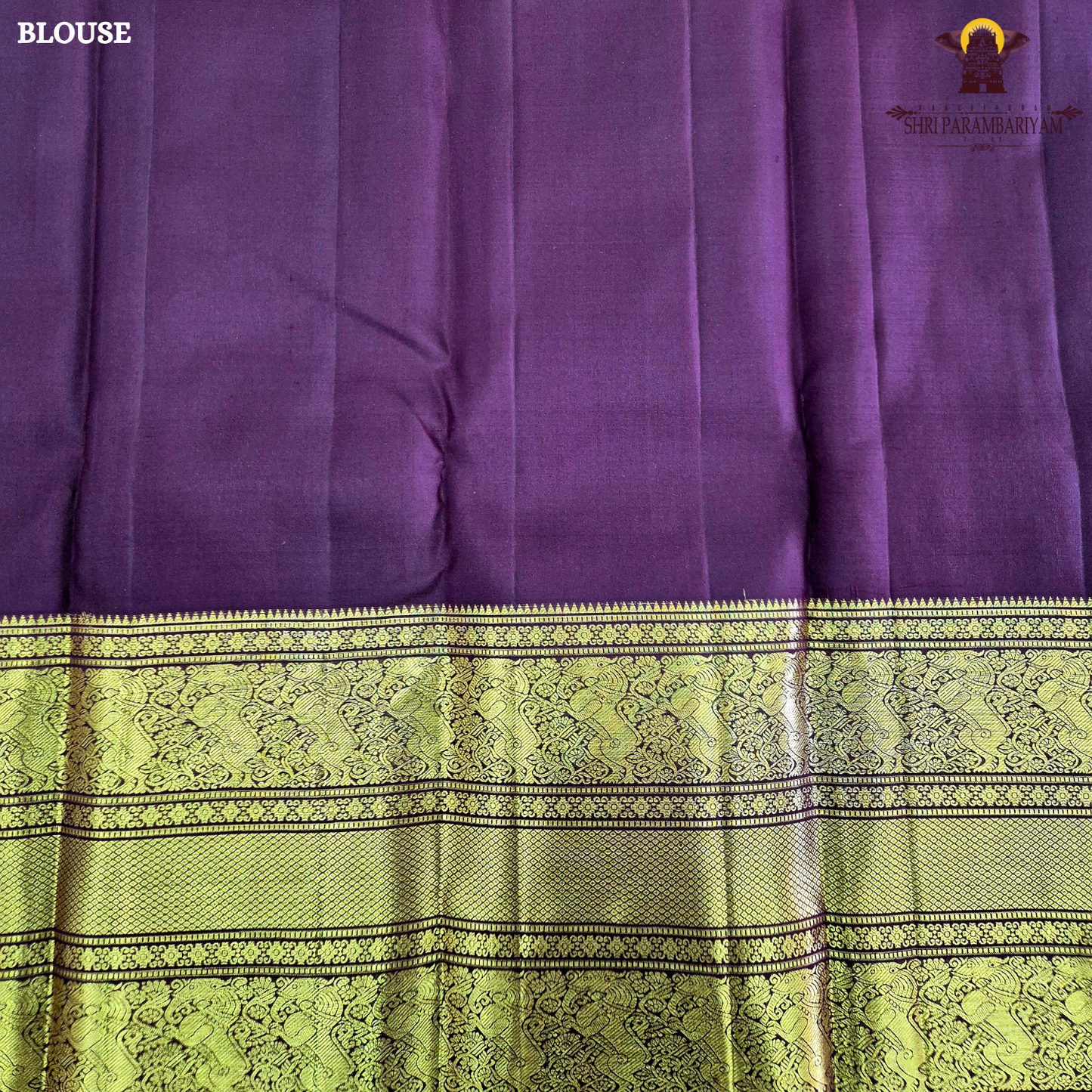 An elegant Deep Wine Maroon shade, beautifully enhanced with delicate gold zari Saree