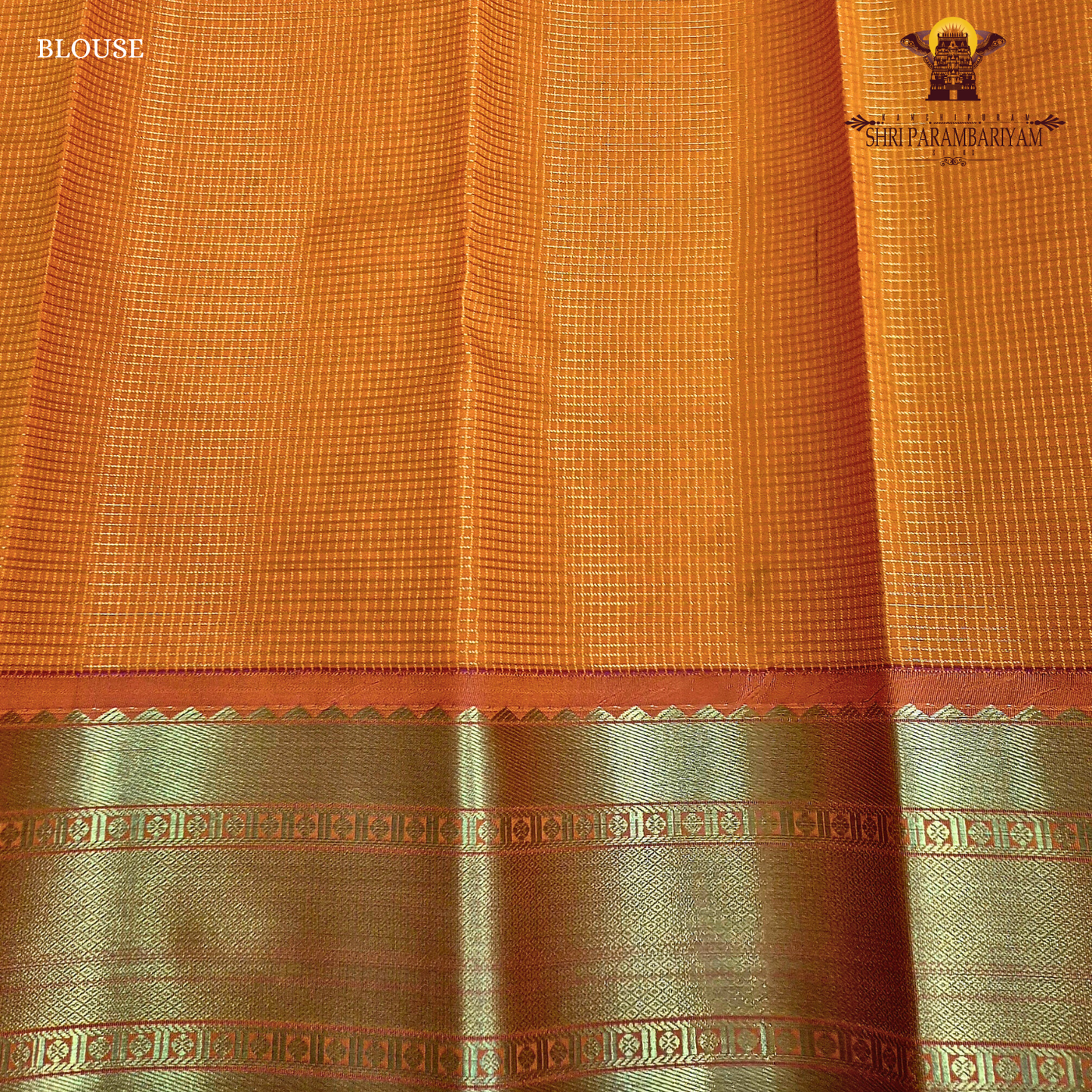Brick Red Saree