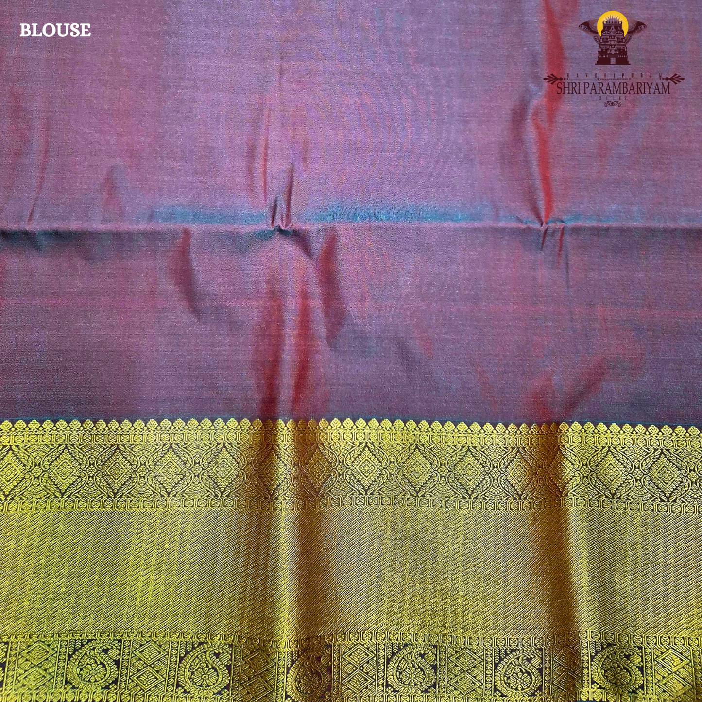 Rich brick red / rust red base Saree