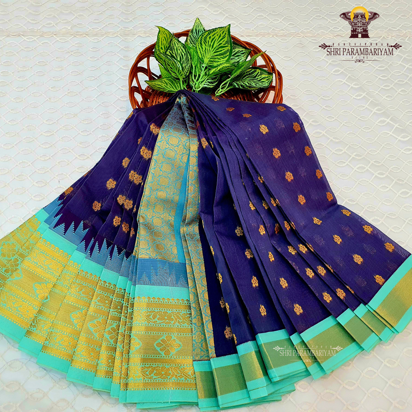 Deep Aubergine or Dark Purple Saree