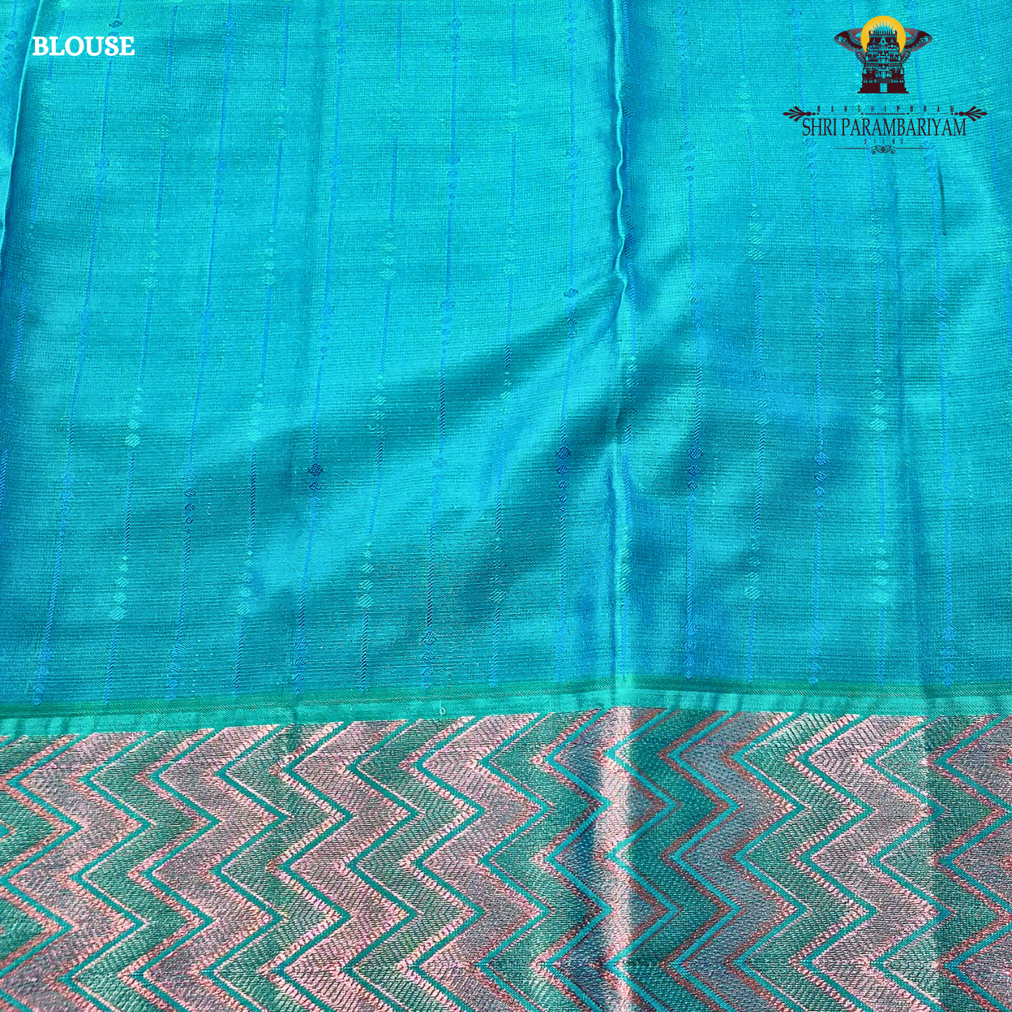Elegant Grey with Teal Blue Border Saree