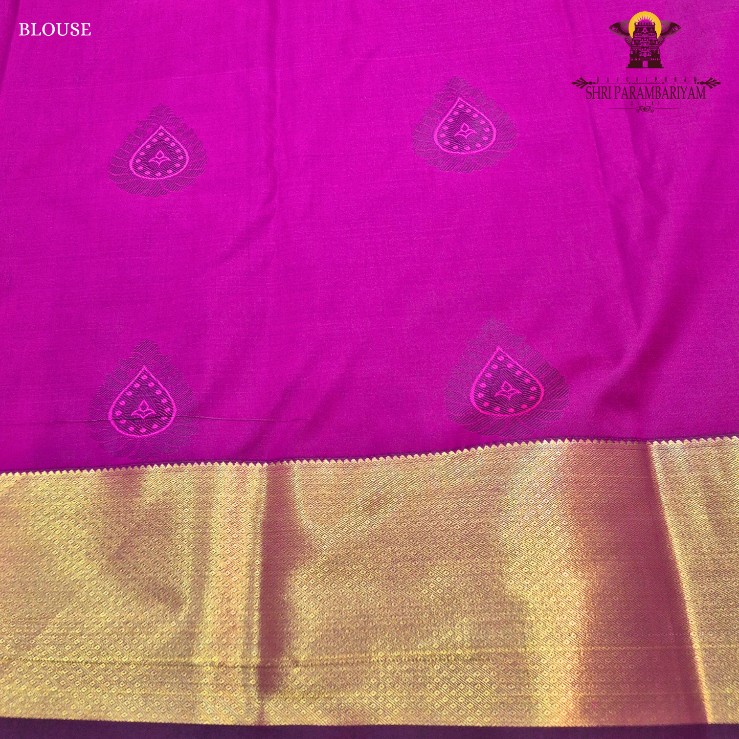 Rani Pink / Deep Magenta Saree