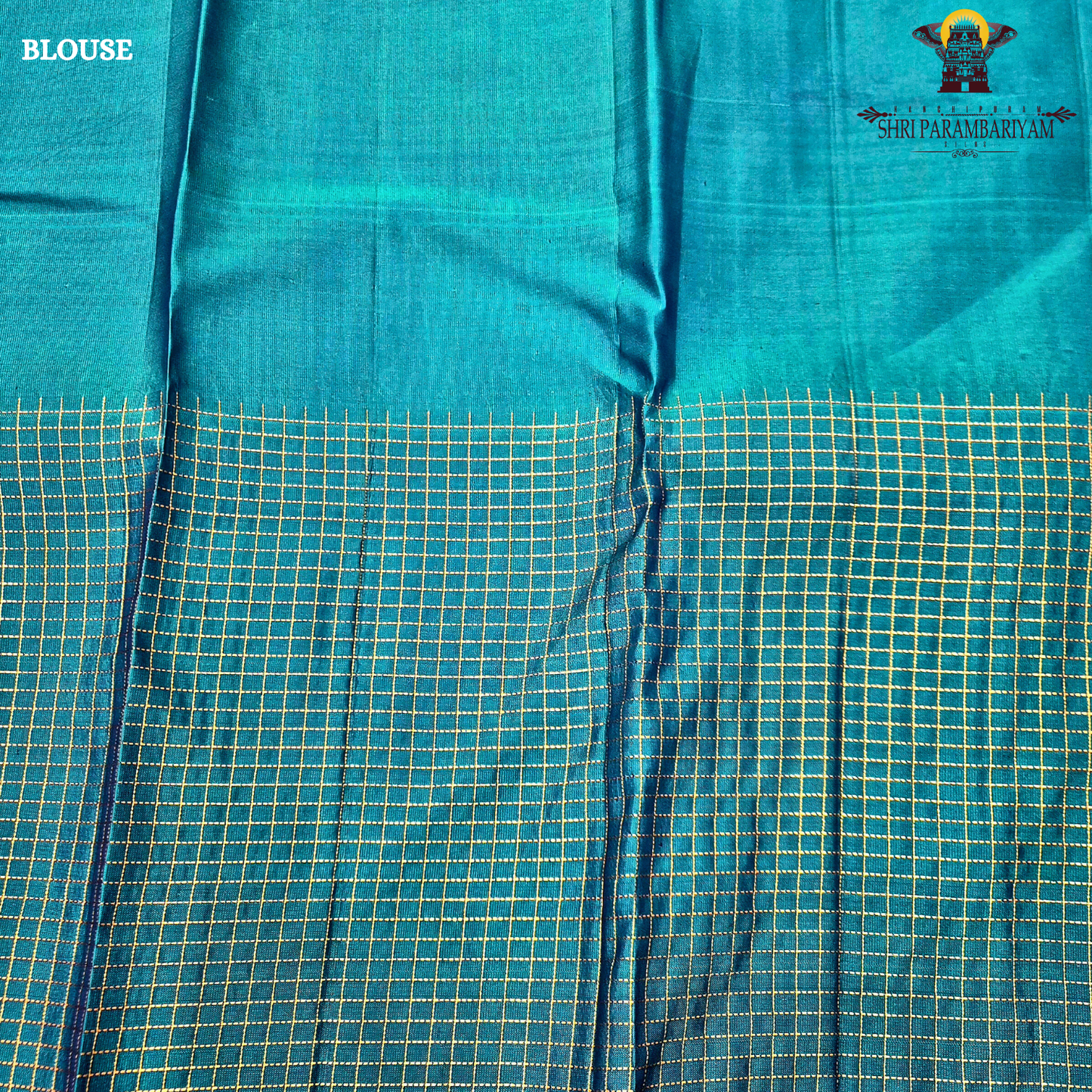 Teal Blue / Peacock Blue Saree