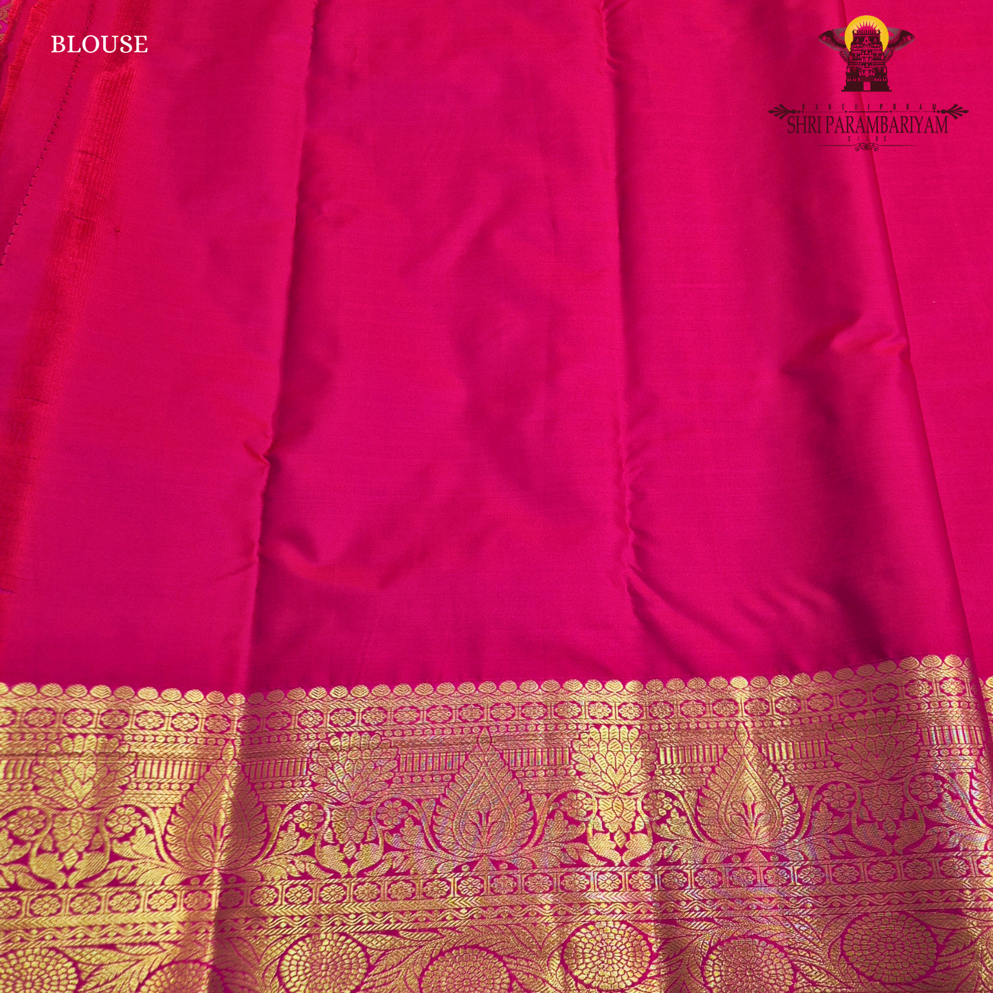 Bright Rani Pink Saree