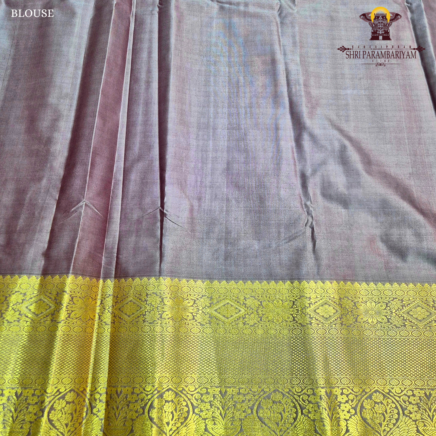 Soft smoky lavender / mauve grey Saree