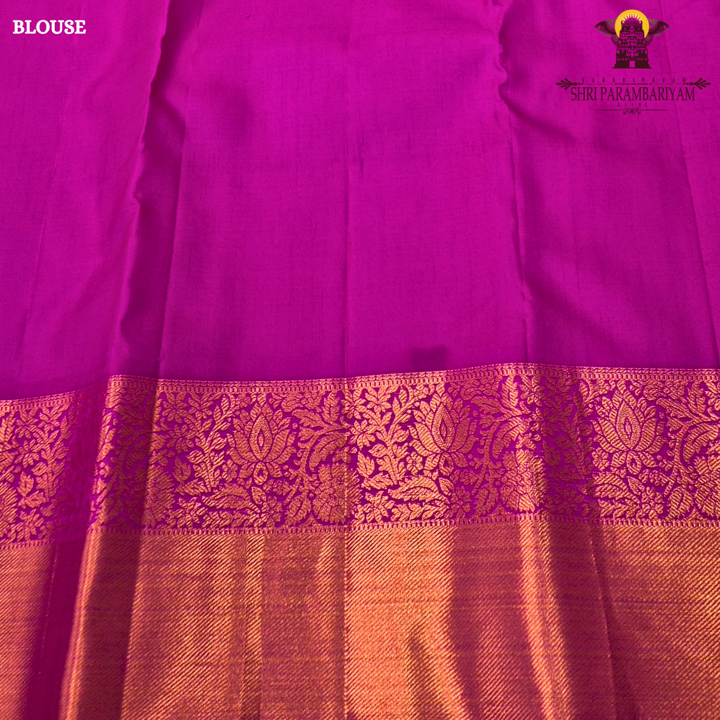 A fresh parrot green body with a contrasting rich purple border and pallu Saree