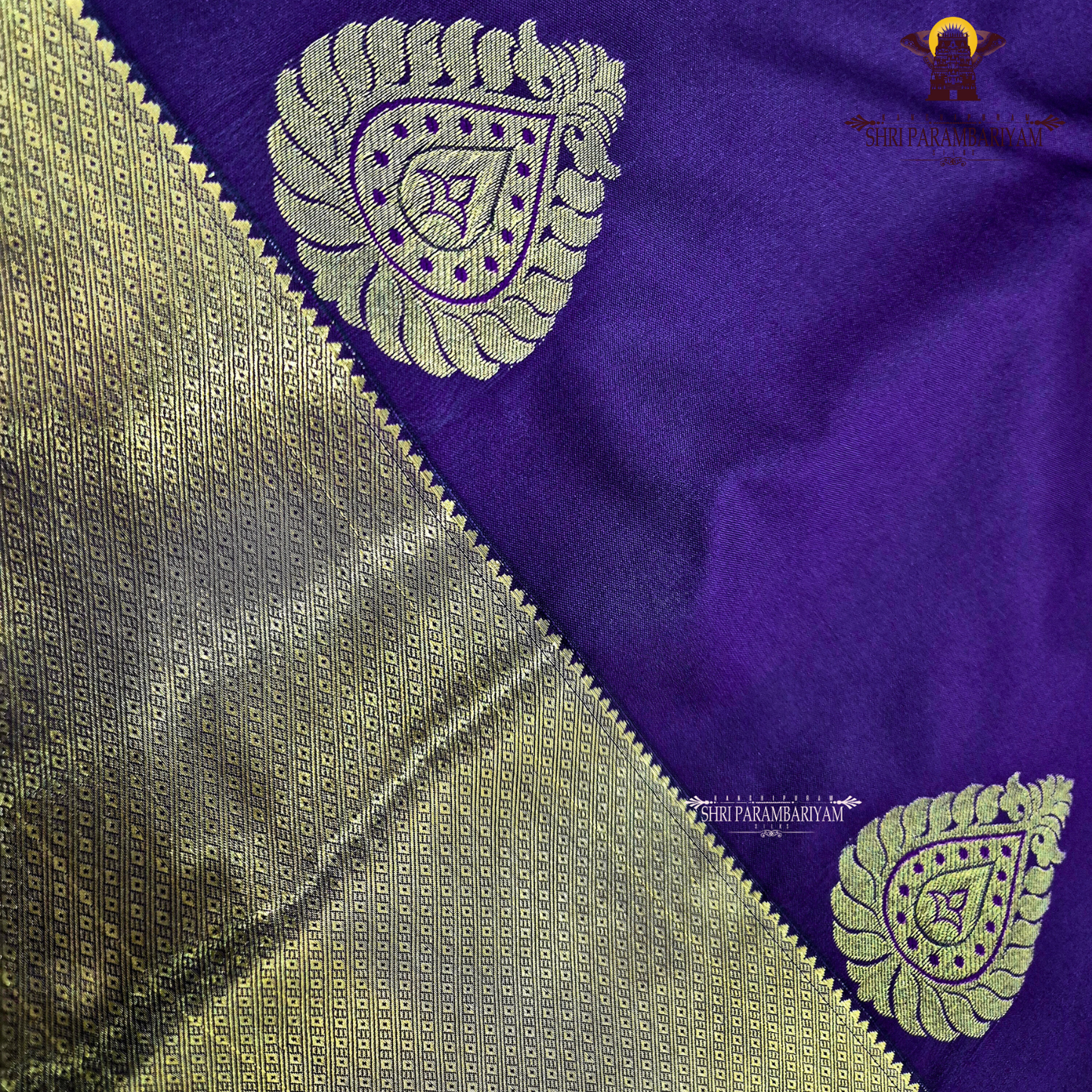 Royal Purple / Deep Violet Saree