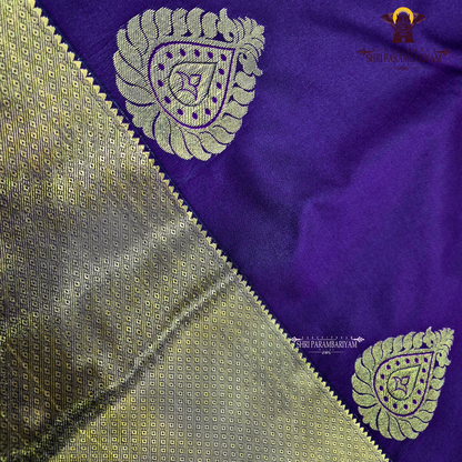 Royal Purple / Deep Violet Saree