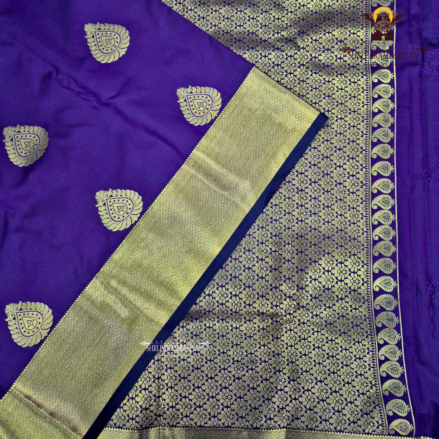 Royal Purple / Deep Violet Saree