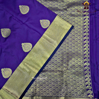 Royal Purple / Deep Violet Saree