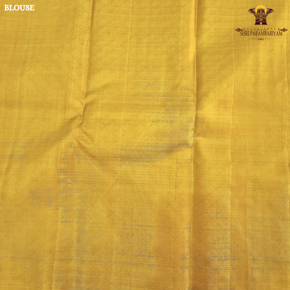 A radiant Mustard Yellow shade, beautifully enhanced Saree