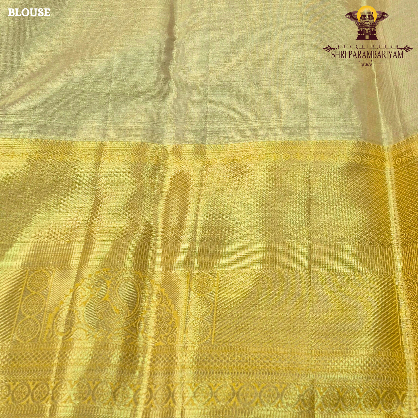 Rich Golden Yellow (Temple Yellow / Mustard Gold tone) Saree