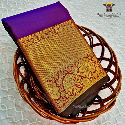 Rich royal purple Saree