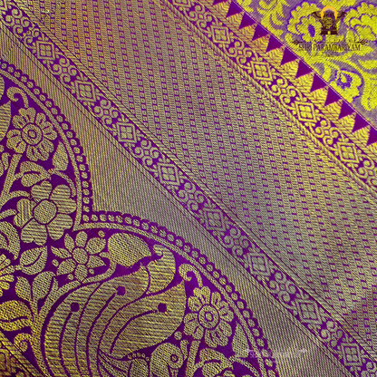 Rich wine purple Saree
