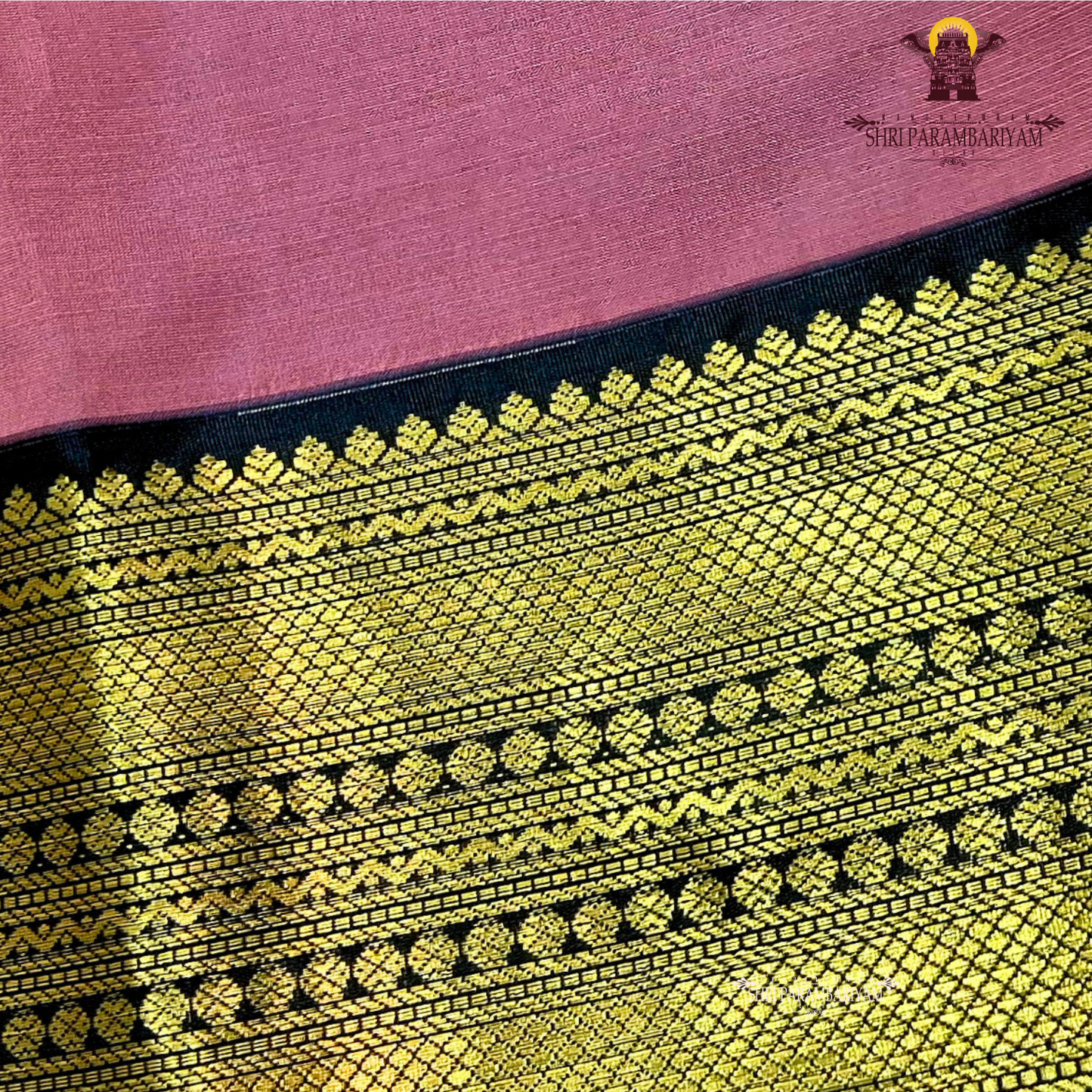 Rosewood / Brick Rose Saree