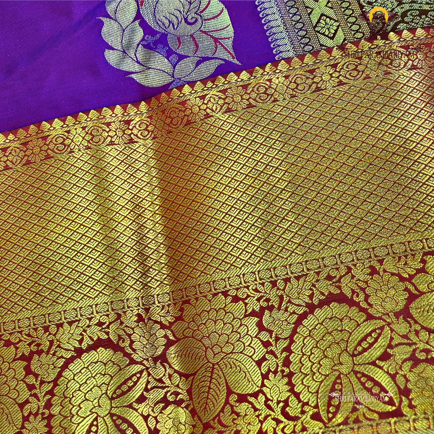 Rich royal purple Saree
