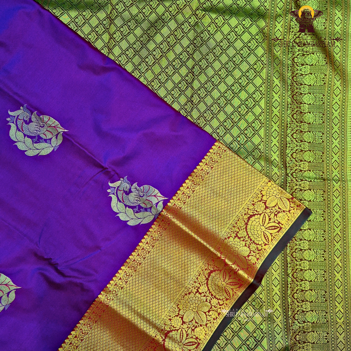 Rich royal purple Saree