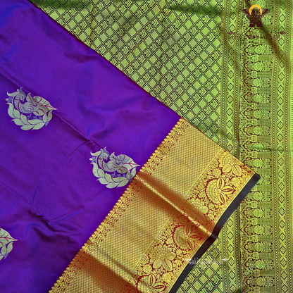 Rich royal purple Saree