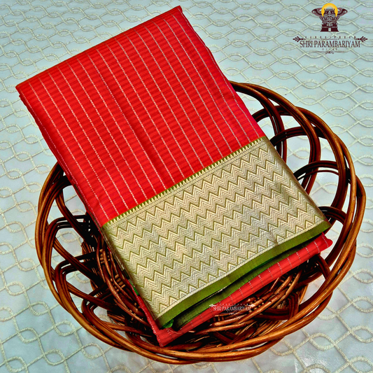 Tomato Red / Vermilion Red Saree