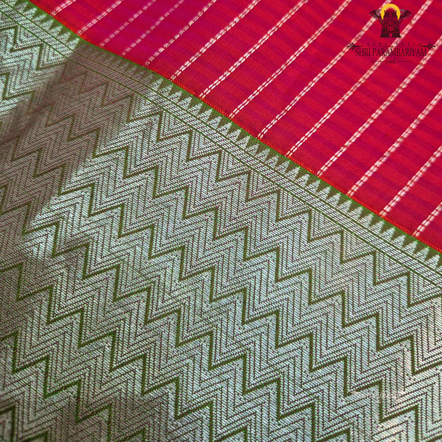 Tomato Red / Vermilion Red Saree