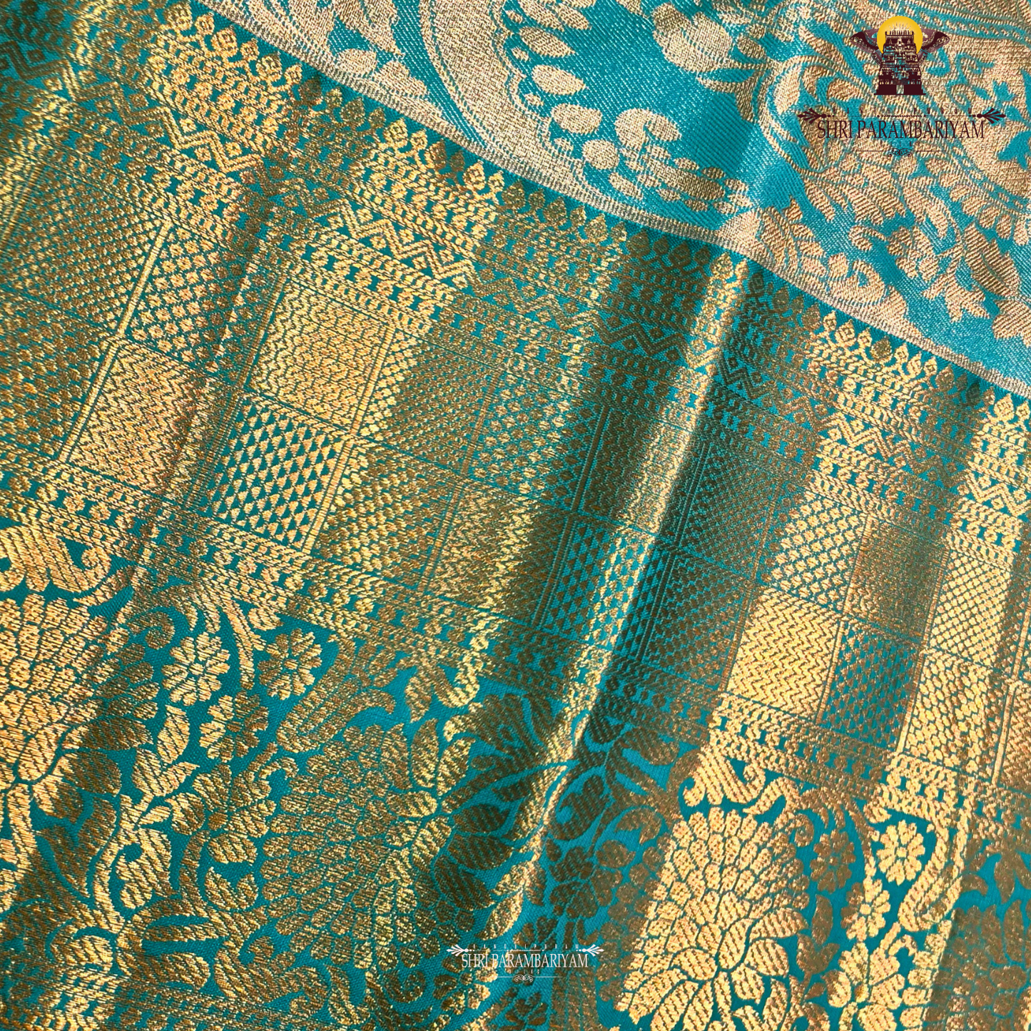 A soft dusty rose / blush pink Tissue Saree