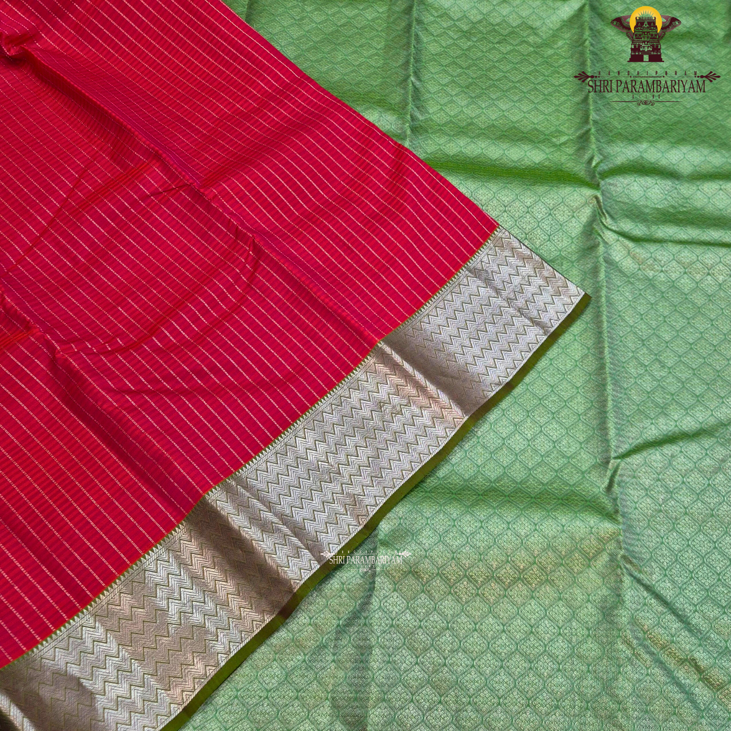Tomato Red / Vermilion Red Saree