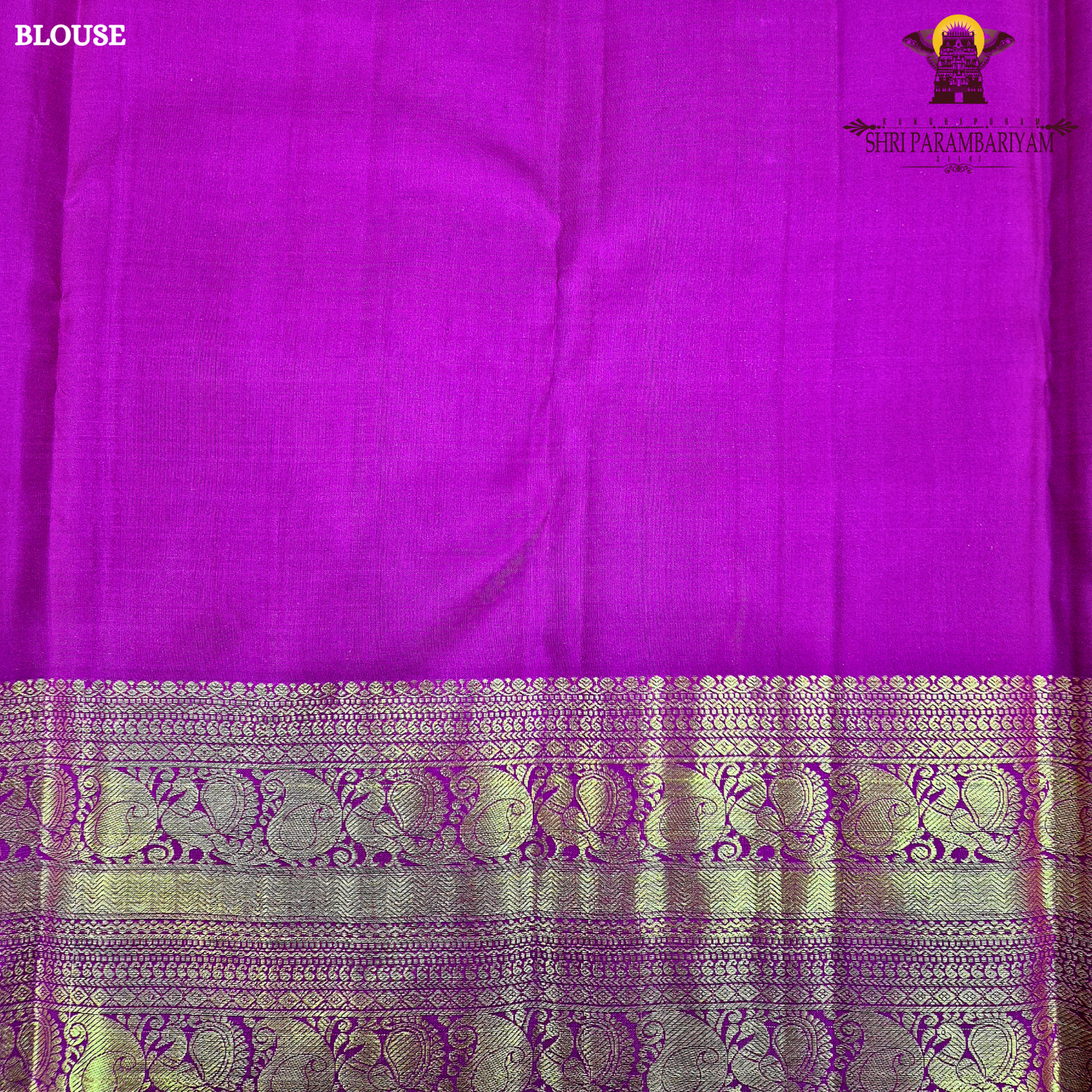 A vibrant orange with a rich gold zari border and a contrasting rani pink (magenta) edging Saree