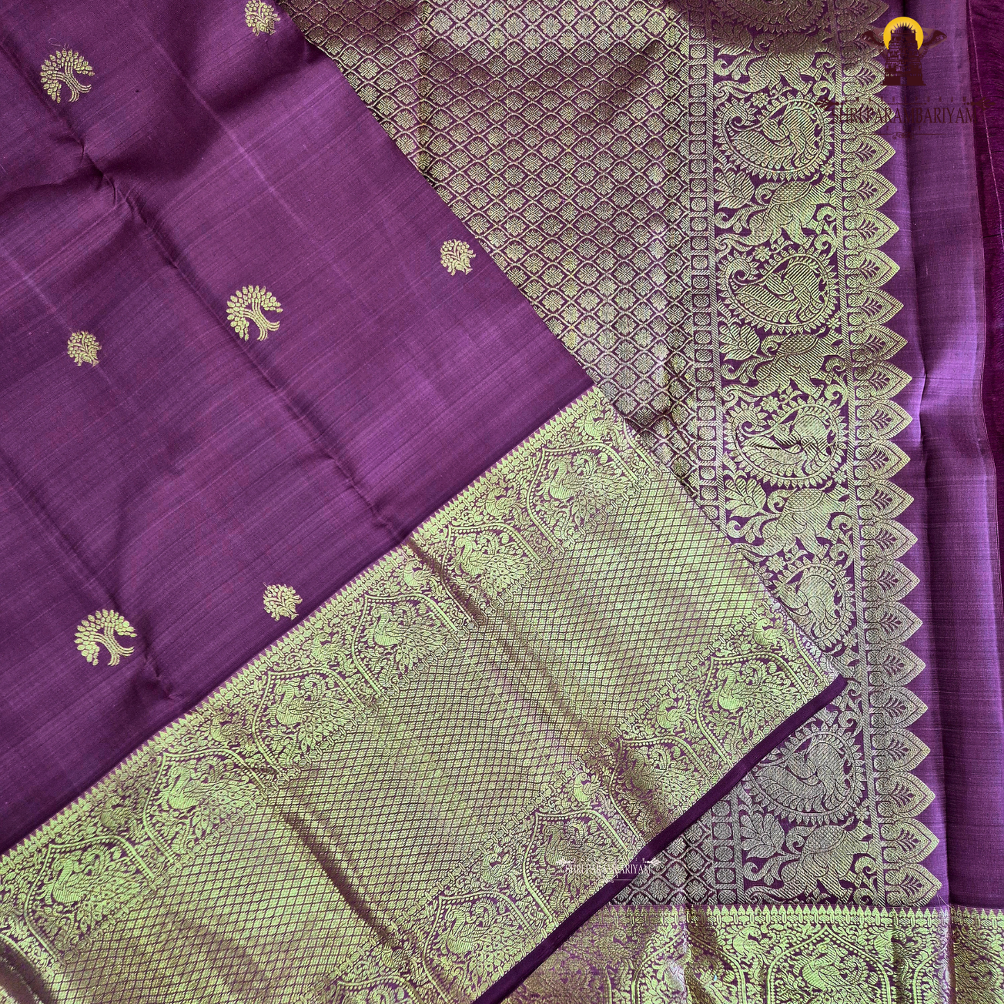 A vibrant Rani Pink (Deep Rose Pink) shade, radiating Saree