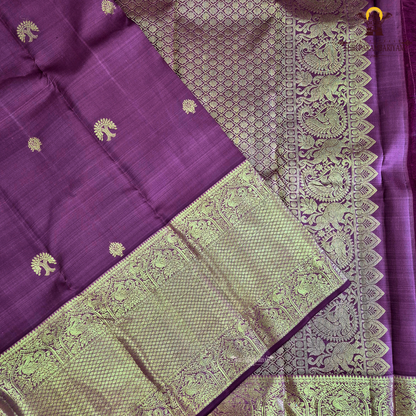 A vibrant Rani Pink (Deep Rose Pink) shade, radiating Saree