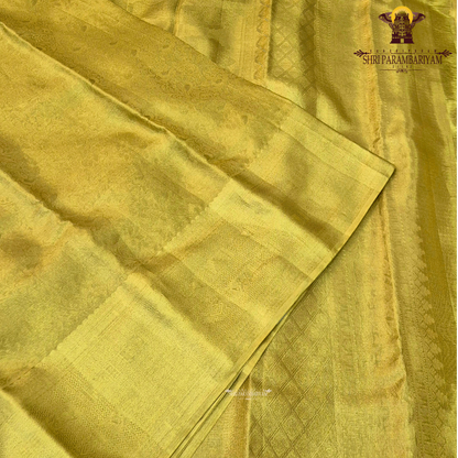 A rich classic gold shade that reflects timeless elegance and traditional beauty Saree