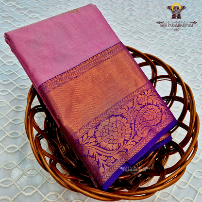 Soft rose pink / dusty pink Saree