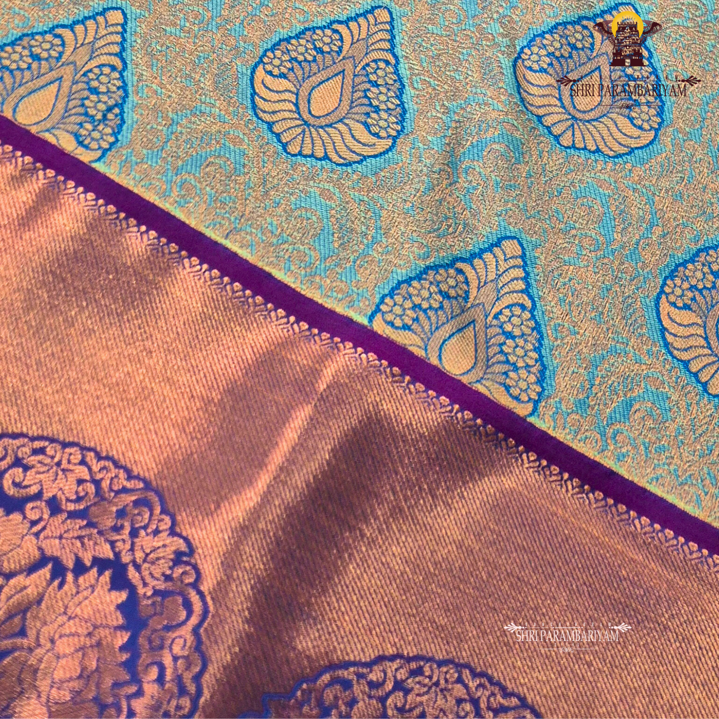 Dusty peach Tissue Saree