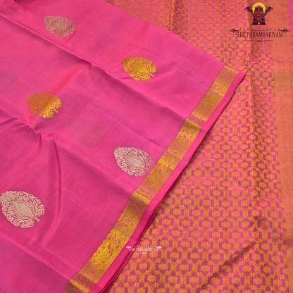 Vibrant rani pink shade that exudes elegance Saree