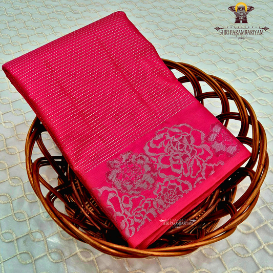 Bright Magenta Pink / Rani Pink Saree