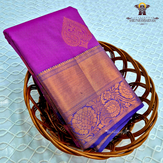 Rich magenta / rani purple Saree