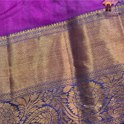 Rich magenta / rani purple Saree
