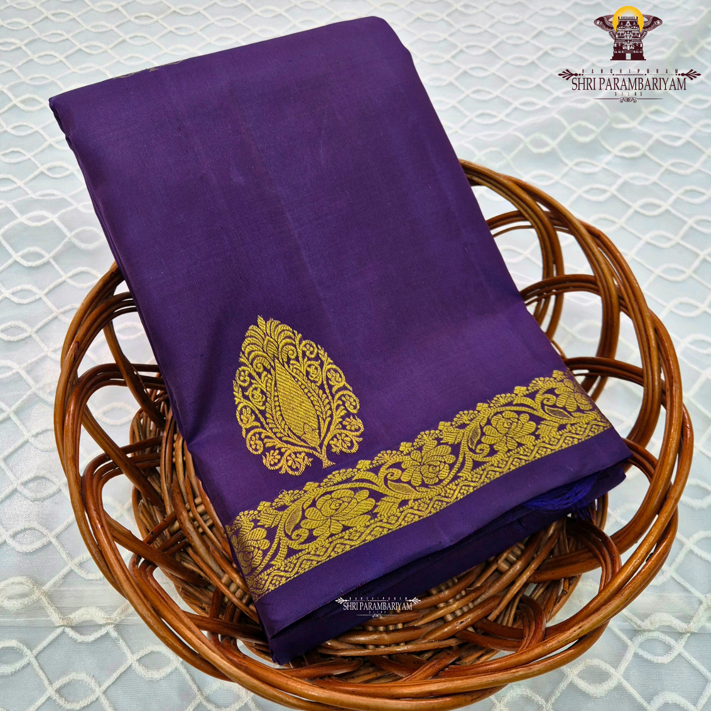 Deep Purple / Royal Purple Saree