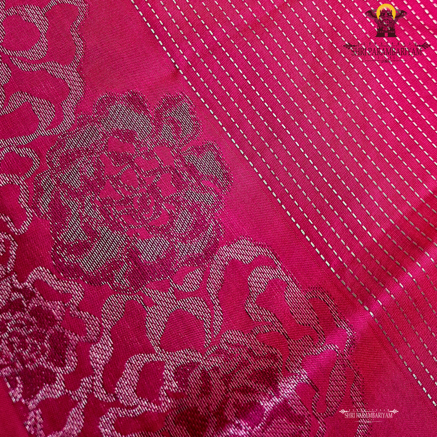 Bright Magenta Pink / Rani Pink Saree