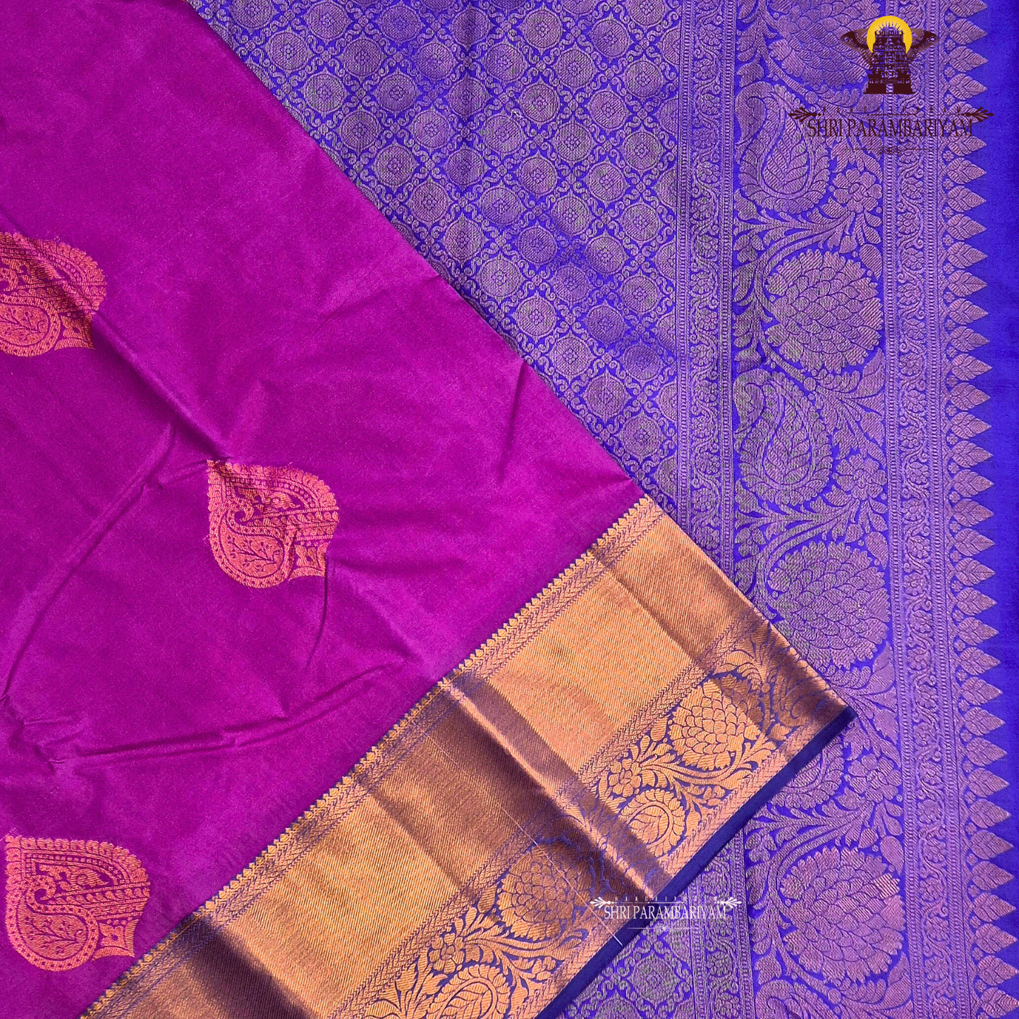 Rich magenta / rani purple Saree