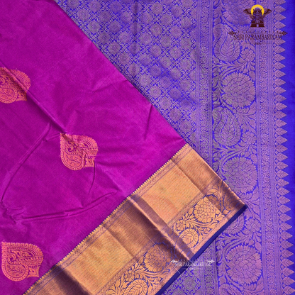 Rich magenta / rani purple Saree