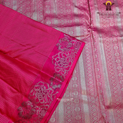 Bright Magenta Pink / Rani Pink Saree