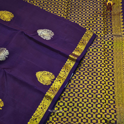 Deep Purple / Royal Purple Saree