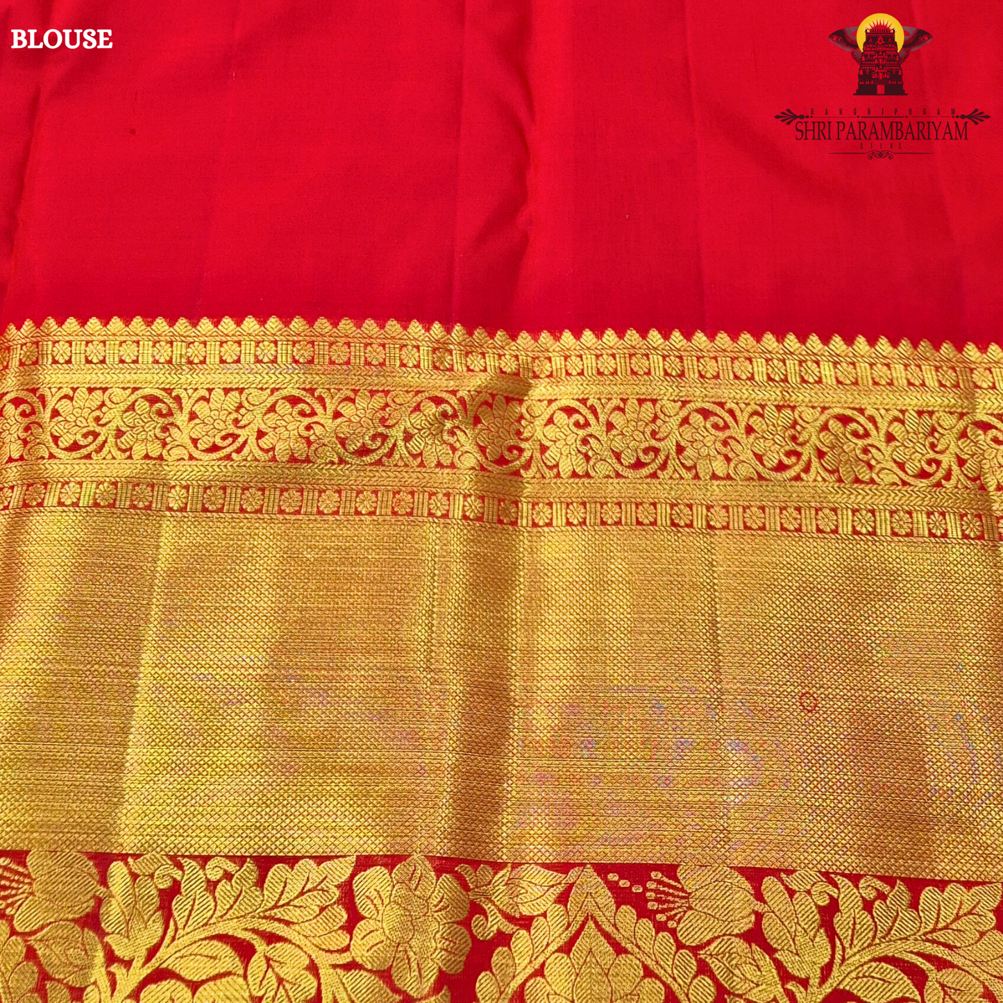Vibrant royal purple (violet) with Contrast bright red border with heavy gold zari Saree