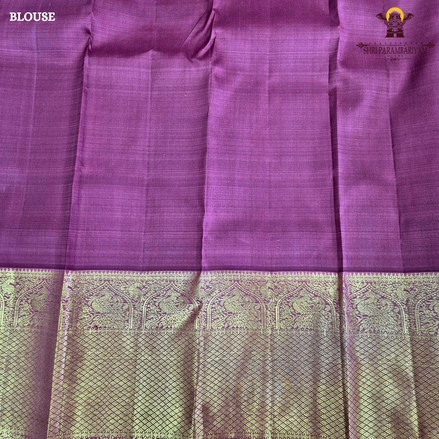 A vibrant Rani Pink (Deep Rose Pink) shade, radiating Saree